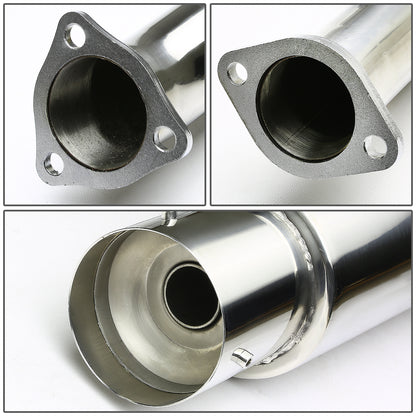 TUBERIA CATBACK CATBACK - 12-15 HONDA CIVIC 2DR COUPE FG3 - SINGLE TIP - STAINLESS STEEL