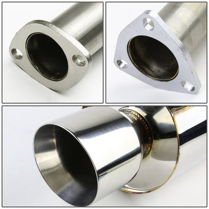 TUBERIA CATBACK CATBACK - 12-14 HONDA CIVIC SI SEDAN 4-DOOR - SINGLE ROLLED - STAINLESS STEEL