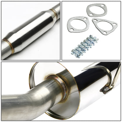 TUBERIA CATBACK CATBACK - 12-14 HONDA CIVIC SI SEDAN 4-DOOR - SINGLE ROLLED - STAINLESS STEEL