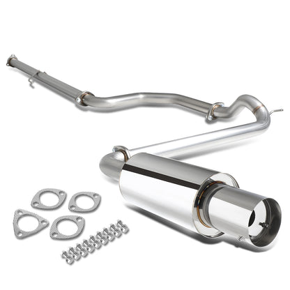 TUBERIA CATBACK CATBACK - 88-91 HONDA CIVIC 4-DOOR - SINGLE TIP - STAINLESS STEEL