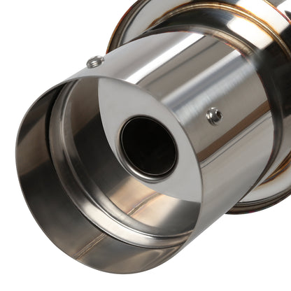 TUBERIA CATBACK CATBACK - 92-95 HONDA CIVIC EX/DX/LX / 96-00 HONDA CIVIC EX/GX/SI - 2/4DR ONLY - SINGLE TIP - STAINLESS STEEL