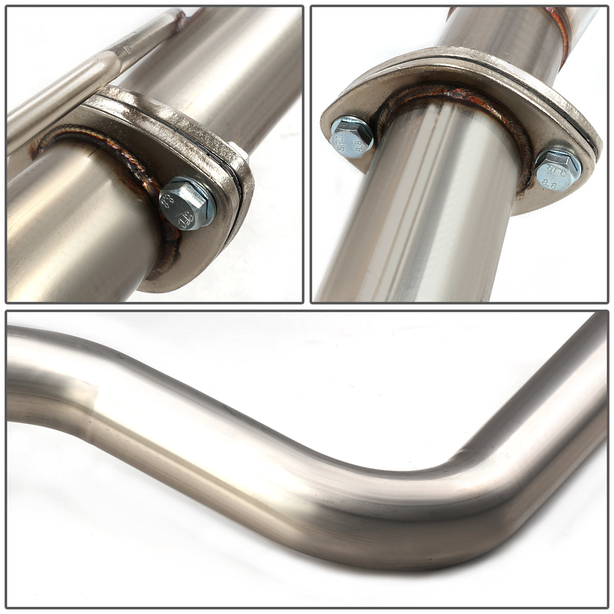 TUBERIA CATBACK CATBACK - 92-95 HONDA CIVIC EX/DX/LX / 96-00 HONDA CIVIC EX/GX/SI - 2/4DR ONLY - SINGLE TIP - STAINLESS STEEL