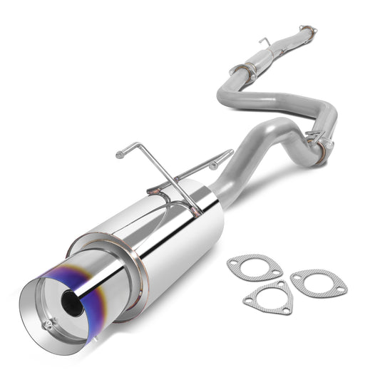 TUBERIA CATBACK CATBACK - 92-95 HONDA CIVIC EX/DX/LX / 96-00 HONDA CIVIC EX/GX/SI - 2/4DR ONLY - SINGLE TIP - STAINLESS STEEL