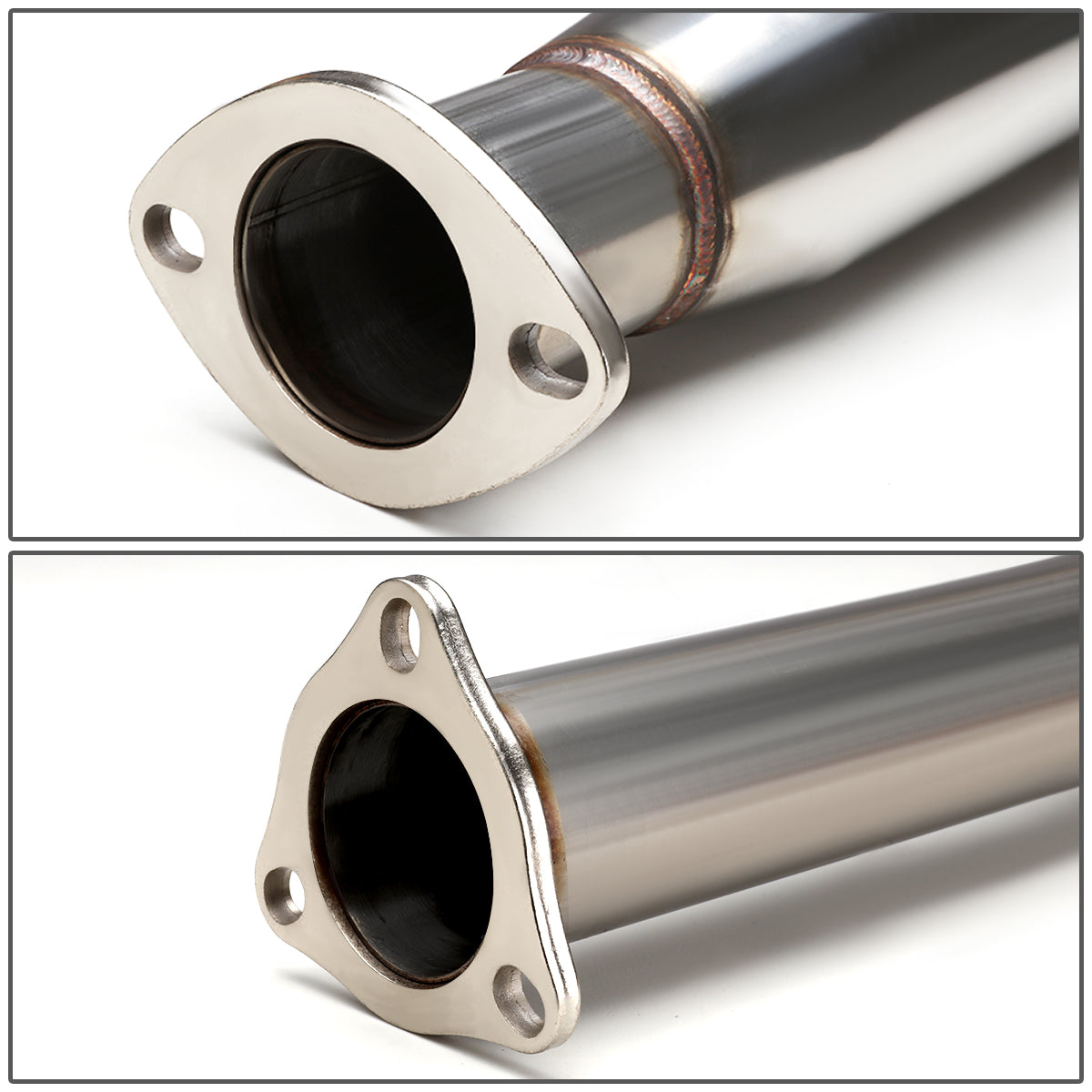 TUBERIA CATBACK CATBACK - 92-95 HONDA CIVIC 3-DOOR - SINGLE TIP - STAINLESS STEEL