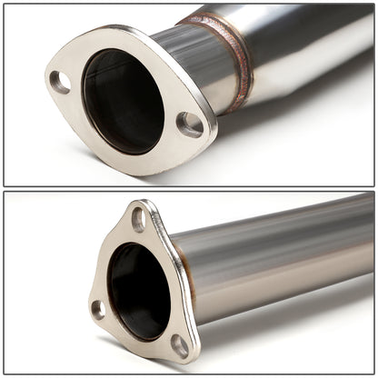 TUBERIA CATBACK CATBACK - 92-95 HONDA CIVIC 3-DOOR - SINGLE TIP - STAINLESS STEEL