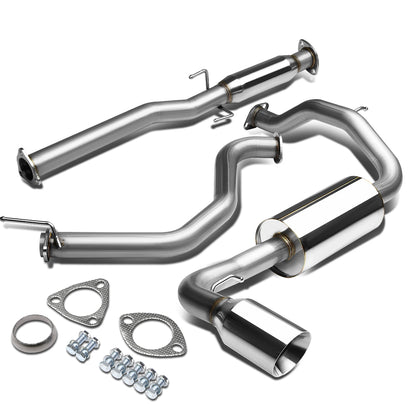 TUBERIA CATBACK CATBACK - 88-91 HONDA CRX- SINGLE ROLLED TIP - STAINLESS STEEL
