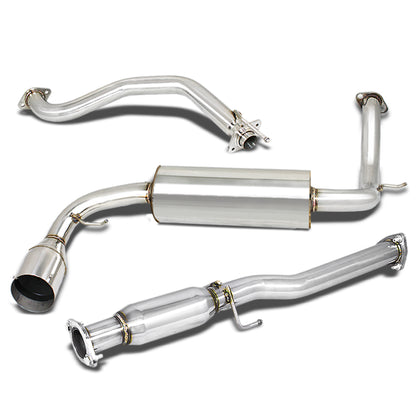 TUBERIA CATBACK CATBACK - 88-91 HONDA CRX- SINGLE TIP - STAINLESS STEEL