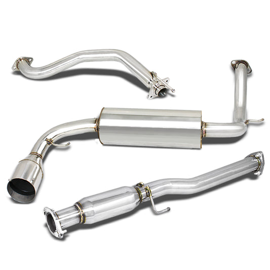 TUBERIA CATBACK CATBACK - 88-91 HONDA CRX- SINGLE TIP - STAINLESS STEEL