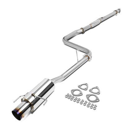 TUBERIA CATBACK CATBACK - 97-01 HONDA PRELUDE - SINGLE BURNT TIP - STAINLESS STEEL