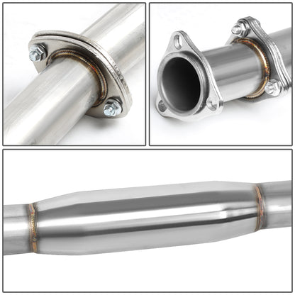 TUBERIA CATBACK CATBACK - 97-01 HONDA PRELUDE - SINGLE BURNT TIP - STAINLESS STEEL