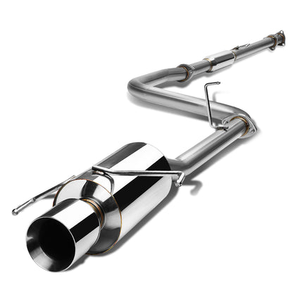 TUBERIA CATBACK CATBACK - 97-01 HONDA PRELUDE - SINGLE ROLLED TIP - STAINLESS STEEL