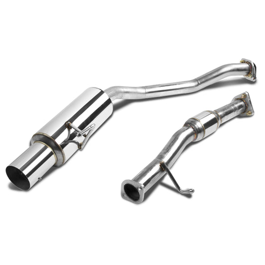 TUBERIA CATBACK CATBACK - 00-04 HONDA S2000 AP1 - SINGLE TIP - STAINLESS STEEL