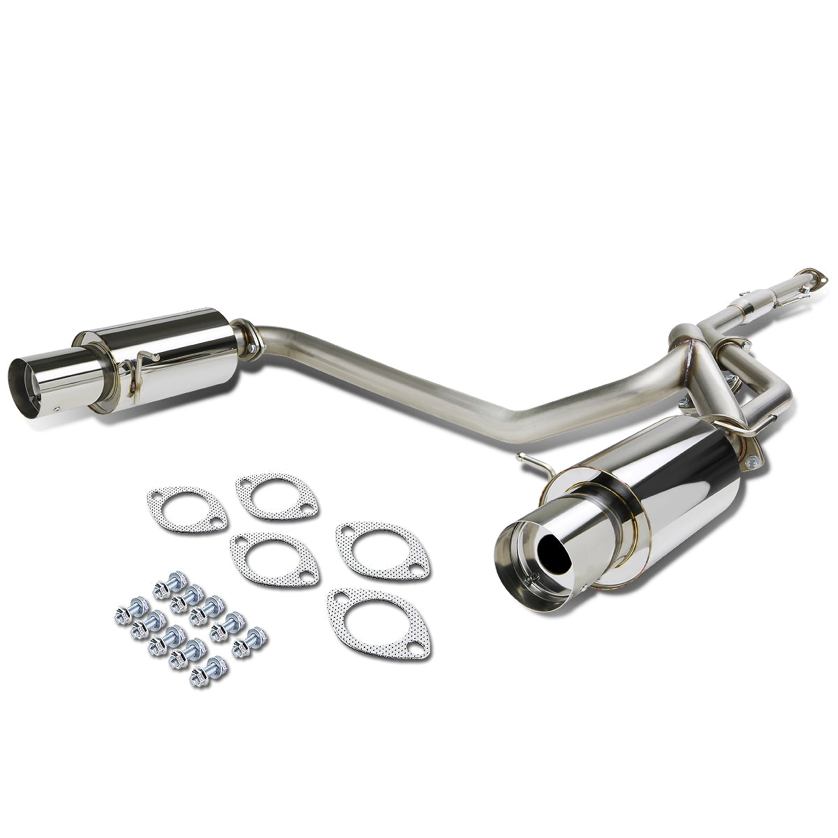 TUBERIA CATBACK CATBACK - 03-08 HYUNDAI TIBURON 2.0L - SINGLE TIP - STAINLESS STEEL