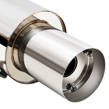 TUBERIA CATBACK CATBACK - 03-08 HYUNDAI TIBURON 2.0L - SINGLE TIP - STAINLESS STEEL