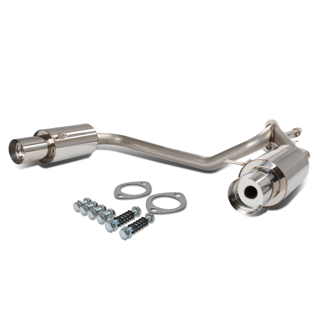 TUBERIA CATBACK CATBACK - 03-06 HYUNDAI TIBURON V6 - DUAL TIP - STAINLESS STEEL