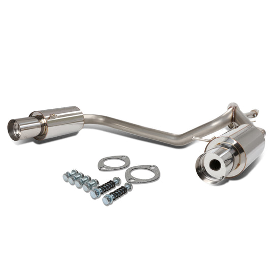 TUBERIA CATBACK CATBACK - 03-06 HYUNDAI TIBURON V6 - DUAL TIP - STAINLESS STEEL