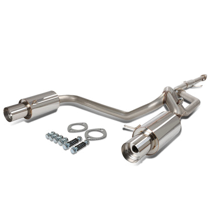 TUBERIA CATBACK CATBACK - 03-06 HYUNDAI TIBURON V6 - DUAL TIP - STAINLESS STEEL