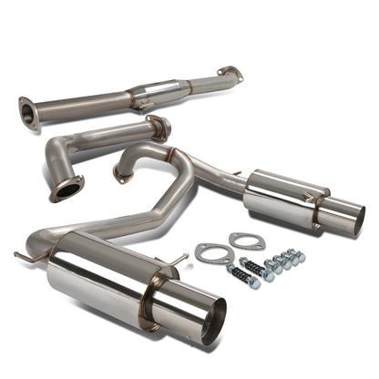 TUBERIA CATBACK CATBACK - 03-06 HYUNDAI TIBURON V6 - DUAL TIP - STAINLESS STEEL