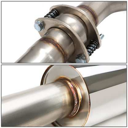 TUBERIA CATBACK CATBACK - 03-06 HYUNDAI TIBURON V6 - DUAL TIP - STAINLESS STEEL