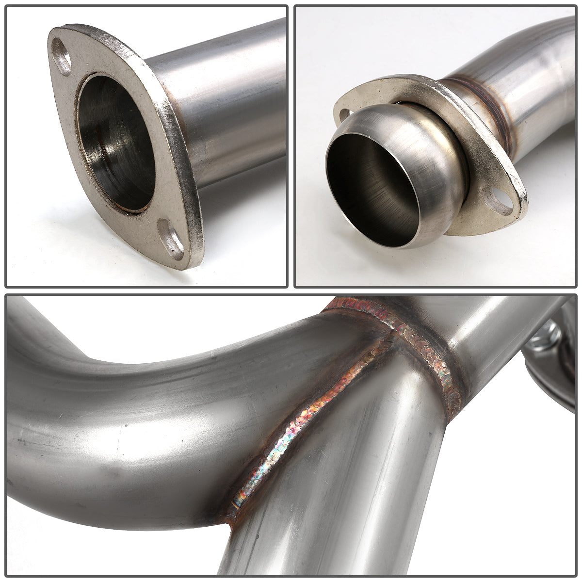 TUBERIA CATBACK CATBACK - 03-06 HYUNDAI TIBURON V6 - DUAL TIP - STAINLESS STEEL