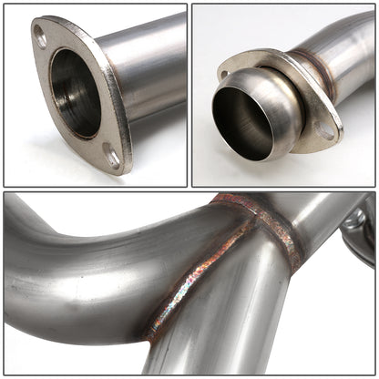 TUBERIA CATBACK CATBACK - 03-06 HYUNDAI TIBURON V6 - DUAL BURNT TIP - STAINLESS STEEL