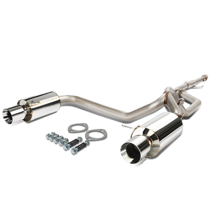 TUBERIA CATBACK CATBACK - 03-06 HYUNDAI TIBURON V6 - DUAL ROLLED TIP - STAINLESS STEEL
