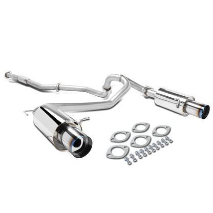 TUBERIA CATBACK CATBACK - 07-08 HYUNDAI TIBURON GT/GTP/SE 2.7 V6 - BURNT TIP - STAINLESS STEEL