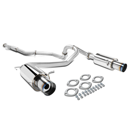 TUBERIA CATBACK CATBACK - 07-08 HYUNDAI TIBURON GT/GTP/SE 2.7 V6 - BURNT TIP - STAINLESS STEEL
