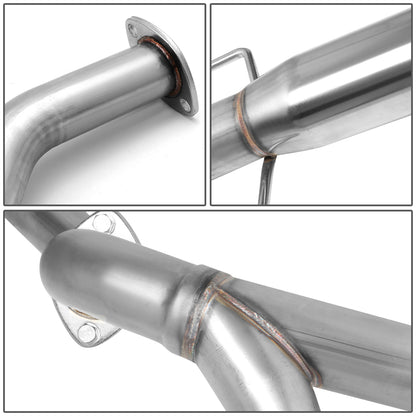 TUBERIA CATBACK CATBACK - 07-08 HYUNDAI TIBURON GT/GTP/SE 2.7 V6 - BURNT TIP - STAINLESS STEEL