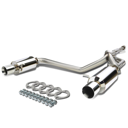 TUBERIA CATBACK CATBACK - 07-08 HYUNDAI TIBURON GT/GTP/SE 2.7 V6 - SINGLE ROLLED TIP - STAINLESS STEEL