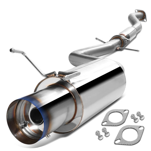 TUBERIA CATBACK CATBACK - 01-05 LEXUS IS300 - SINGLE BURNT TIP - STAINLESS STEEL