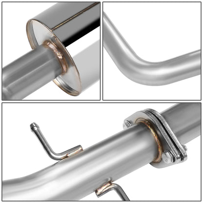 TUBERIA CATBACK CATBACK - 01-05 LEXUS IS300 - SINGLE BURNT TIP - STAINLESS STEEL