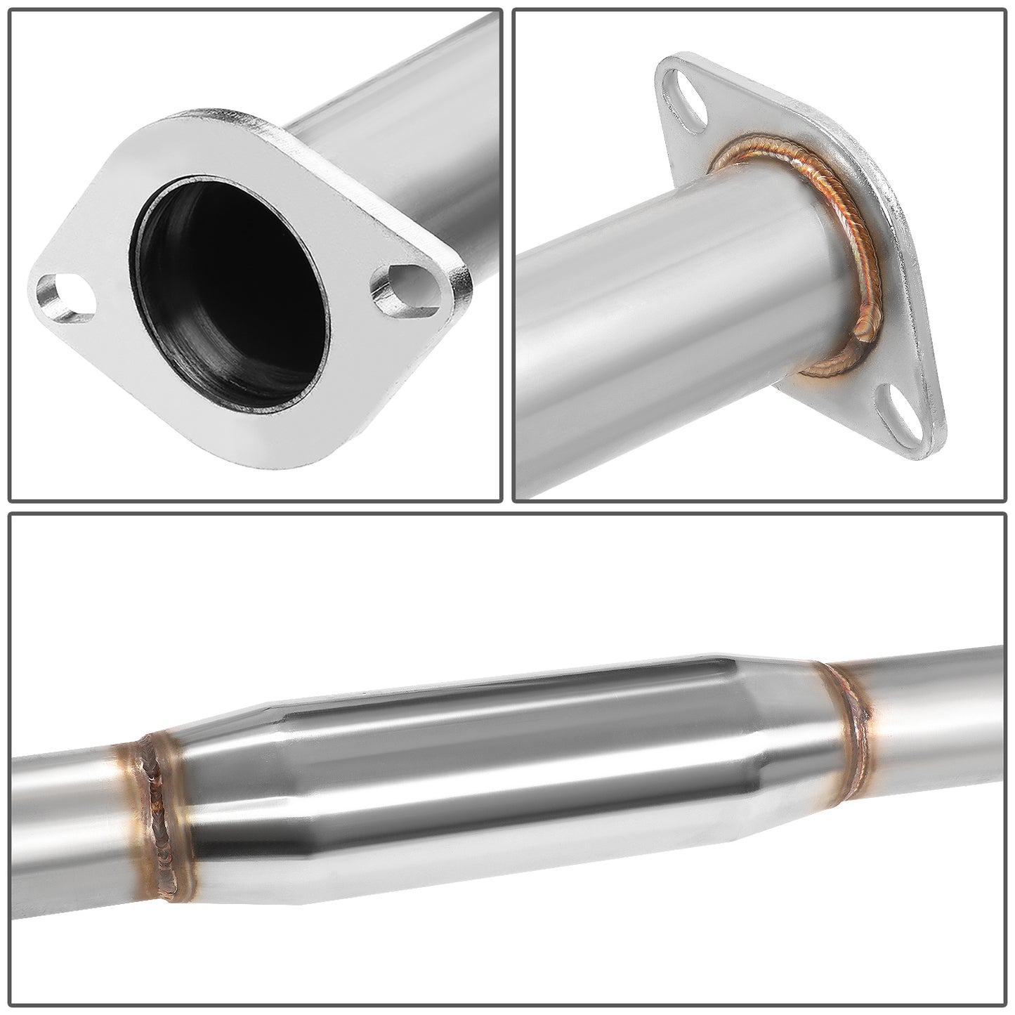 TUBERIA CATBACK CATBACK - 01-05 LEXUS IS300 - SINGLE BURNT TIP - STAINLESS STEEL