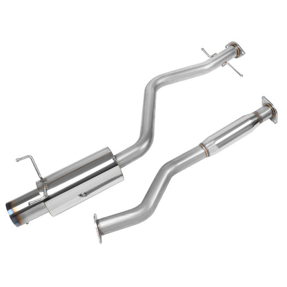 TUBERIA CATBACK CATBACK - 01-05 LEXUS IS300 - SINGLE BURNT TIP - STAINLESS STEEL