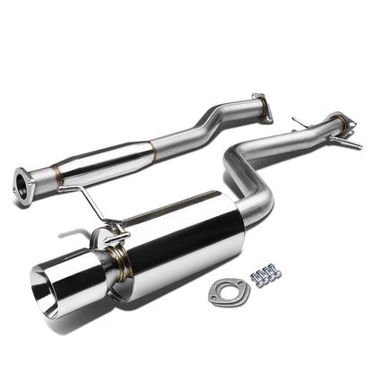 TUBERIA CATBACK CATBACK - 01-05 LEXUS IS300 - SINGLE ROLLED TIP - STAINLESS STEEL