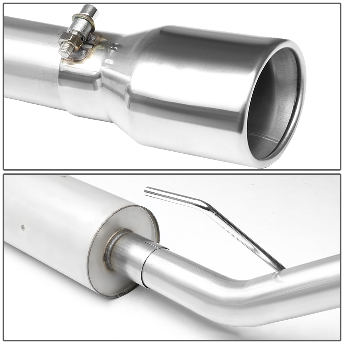 TUBERIA CATBACK CATBACK - 02-07 JEEP LIBERTY - STAINLESS STEEL