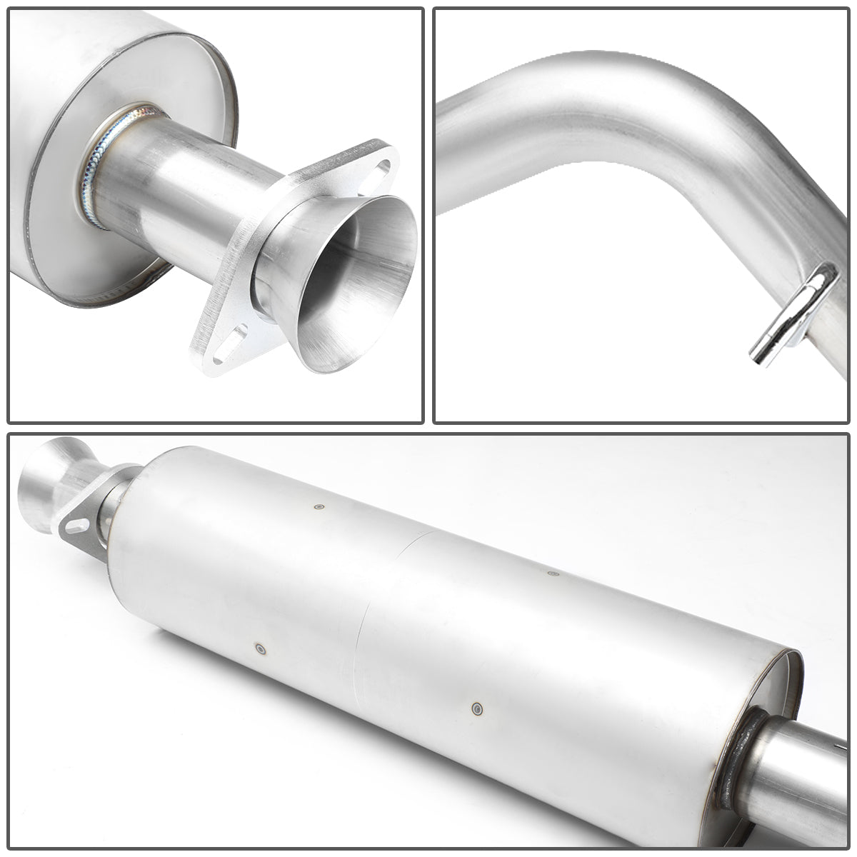 TUBERIA CATBACK CATBACK - 02-07 JEEP LIBERTY - STAINLESS STEEL