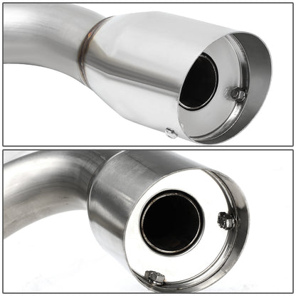 TUBERIA CATBACK CATBACK - 07-13 JEEP PATRIOT 2.4L - SINGLE TIP - STAINLESS STEEL
