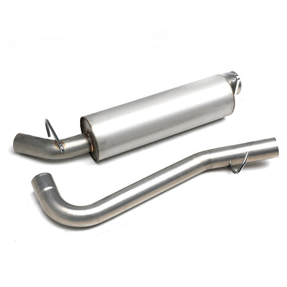 TUBERIA CATBACK CATBACK - 00-06 JEEP WRANGLER 2.5L, 4.0L - SINGLE - STAINLESS STEEL