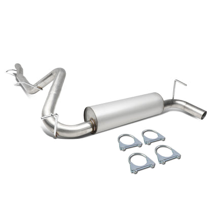 TUBERIA CATBACK CATBACK - 07-11 JEEP WRANGLER 2DR 3.8L - SINGLE TIP - STAINLESS STEEL