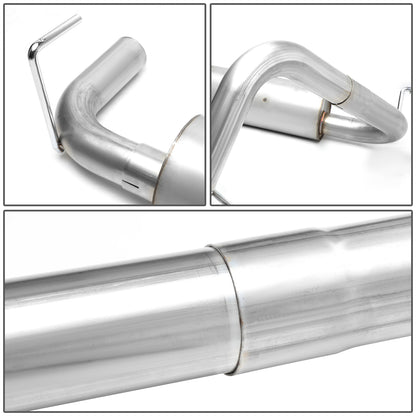 TUBERIA CATBACK CATBACK - 07-11 JEEP WRANGLER 2DR 3.8L - SINGLE TIP - STAINLESS STEEL