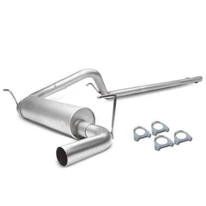 TUBERIA CATBACK CATBACK - 07-11 JEEP WRANGLER 4DR 3.8L - SINGLE TIP - STAINLESS STEEL