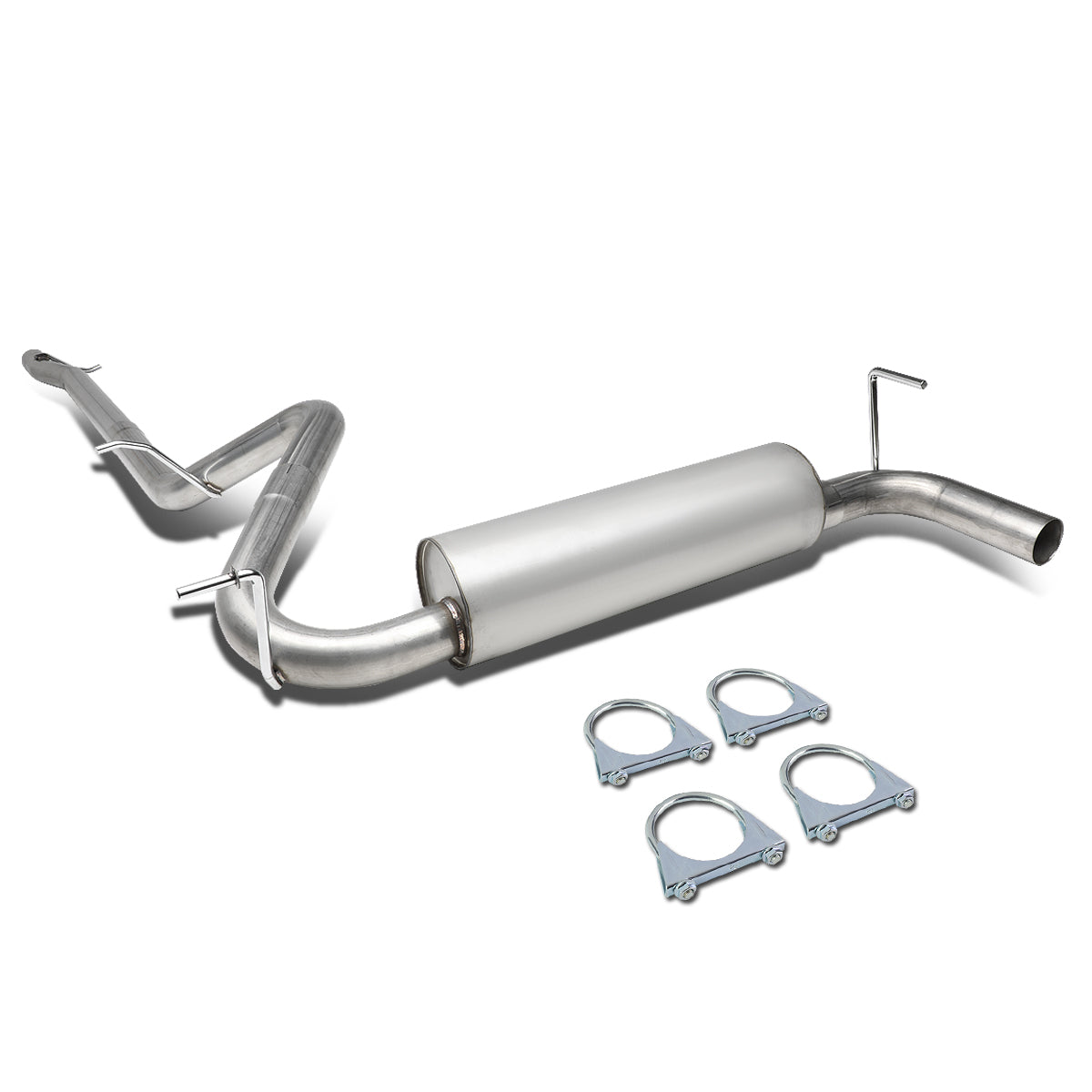 TUBERIA CATBACK CATBACK - 12-17 JEEP WRANGLER - SINGLE - STAINLESS STEEL