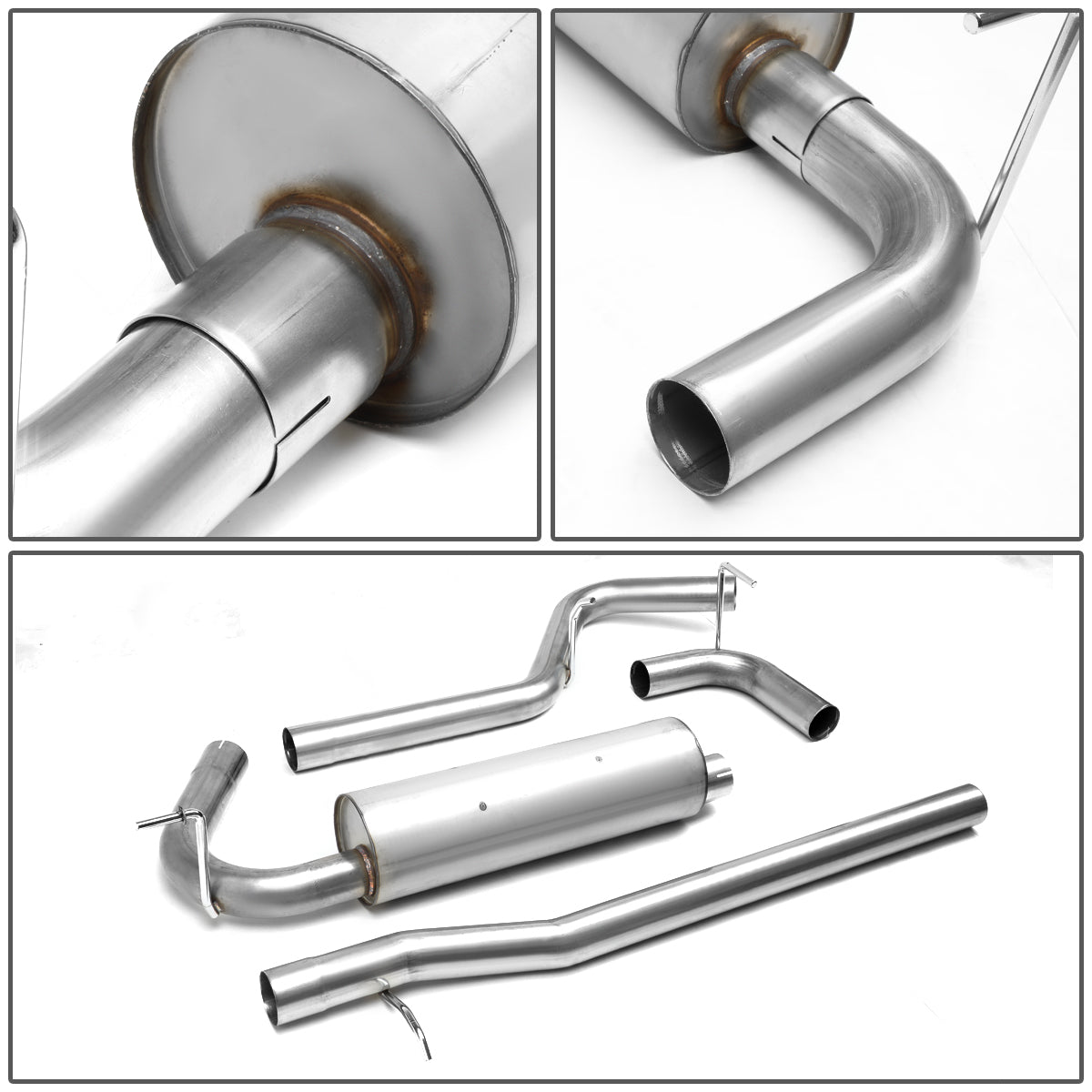 TUBERIA CATBACK CATBACK - 12-17 JEEP WRANGLER - SINGLE - STAINLESS STEEL