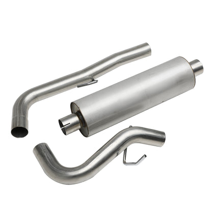 TUBERIA CATBACK CATBACK - 86-01 JEEP CHEROKEE 2.5L, 4.0L - SINGLE - STAINLESS STEEL