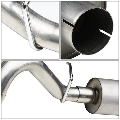 TUBERIA CATBACK CATBACK - 86-01 JEEP CHEROKEE 2.5L, 4.0L - SINGLE - STAINLESS STEEL