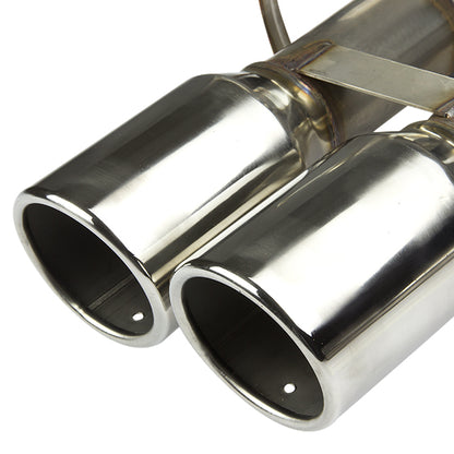 TUBERIA CATBACK CATBACK - 05-09 KIA SPECTRA SEDAN - DUAL ROLLED TIP - STAINLESS STEEL