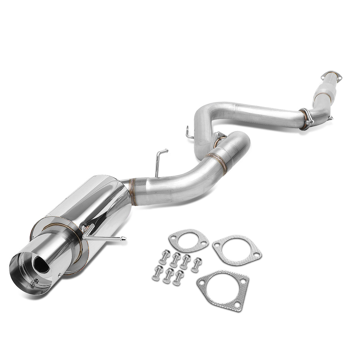 TUBERIA CATBACK CATBACK - 00-05 MITSUBISHI ECLIPSE V6 - SINGLE TIP - STAINLESS STEEL