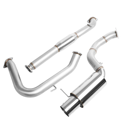 TUBERIA CATBACK CATBACK - 00-05 MITSUBISHI ECLIPSE V6 - SINGLE TIP - STAINLESS STEEL