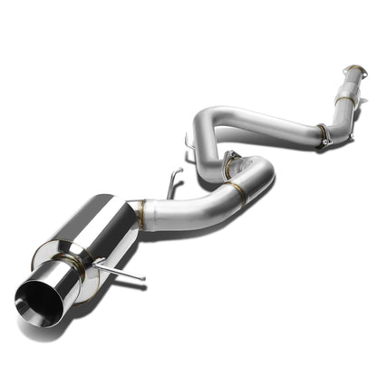 TUBERIA CATBACK CATBACK - 00-05 MITSUBISHI ECLIPSE V6 - SINGLE ROLLED TIP - STAINLESS STEEL